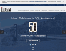 Tablet Screenshot of inland-investments.com